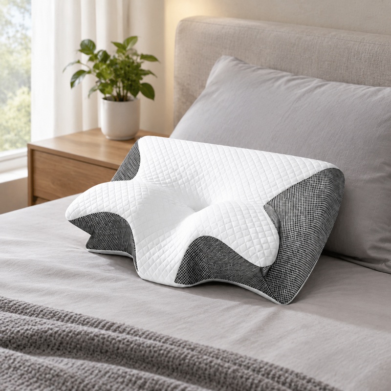 Memory Foam Orthopedic Pillow Neck Pain - Oreiller cervical orthopédique en mousse à