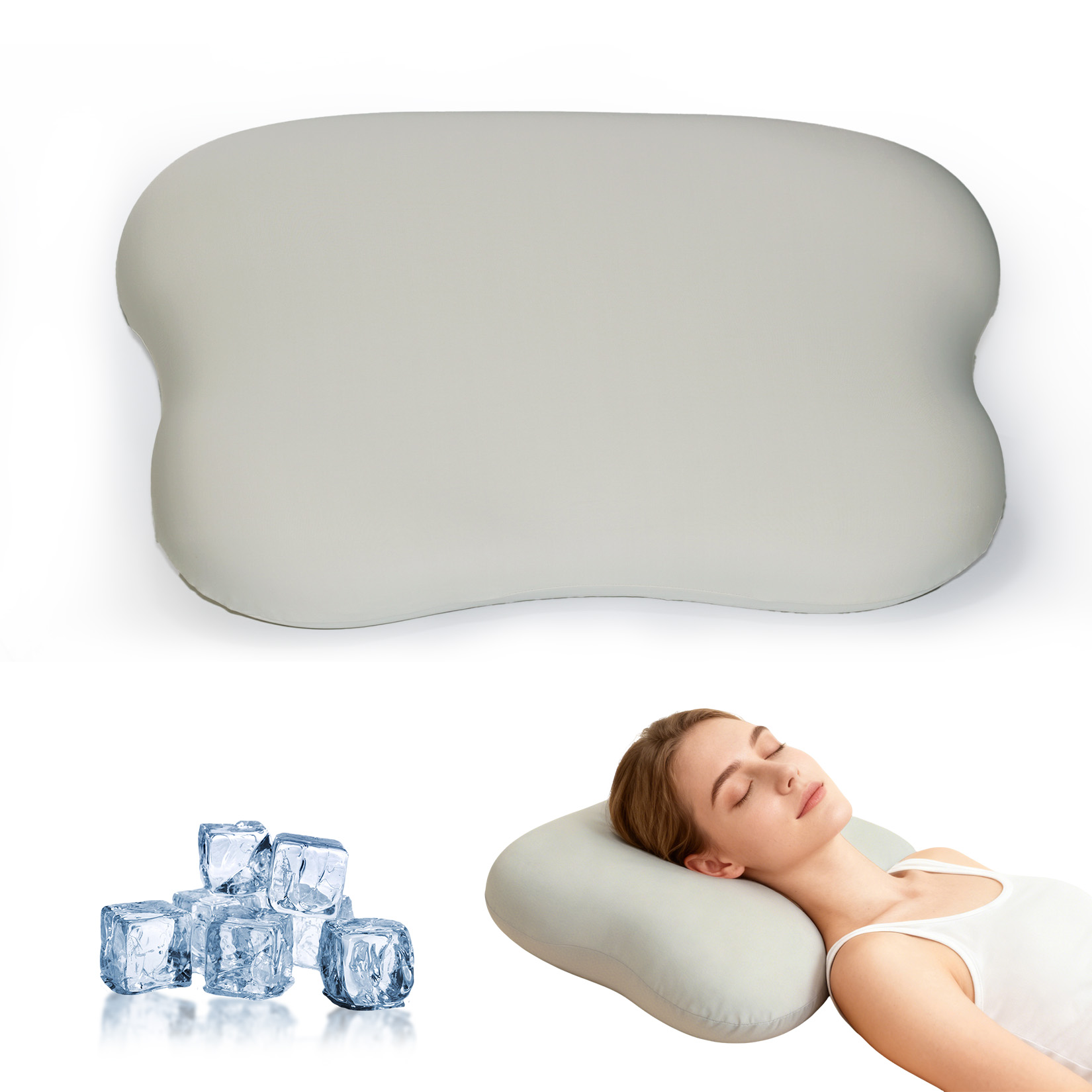 Memory Foam Orthopedic Pillow Neck Pain - Coussin cervical pour soulager les douleurs