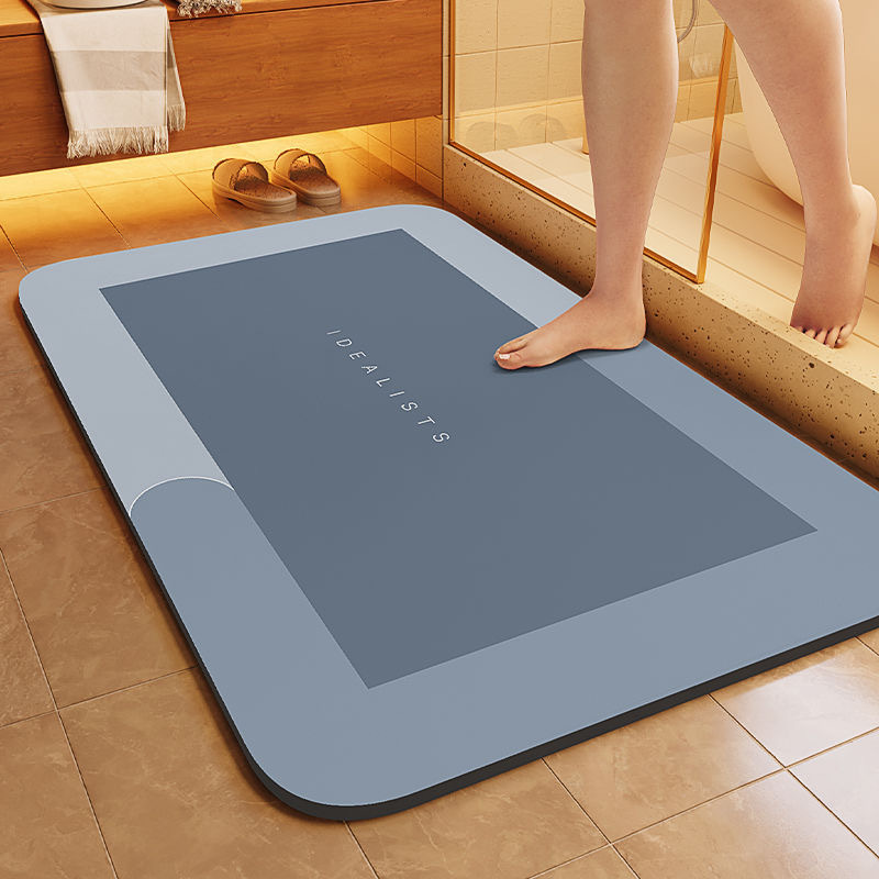 Tapis de bain antidérapant, à  - Quick Dry Diatomite Bath Mat avis et prix
