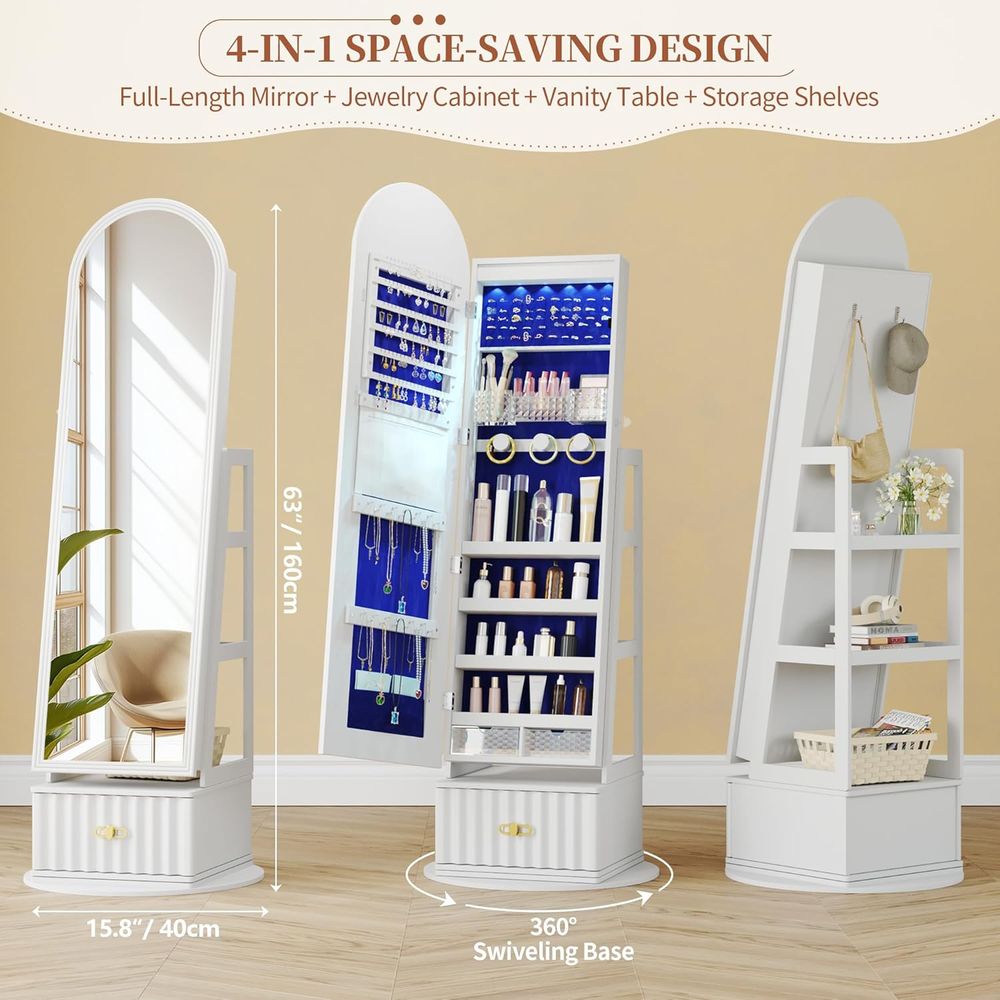 Armoire miroir pleine longueur - Storage & Organization avis et prix