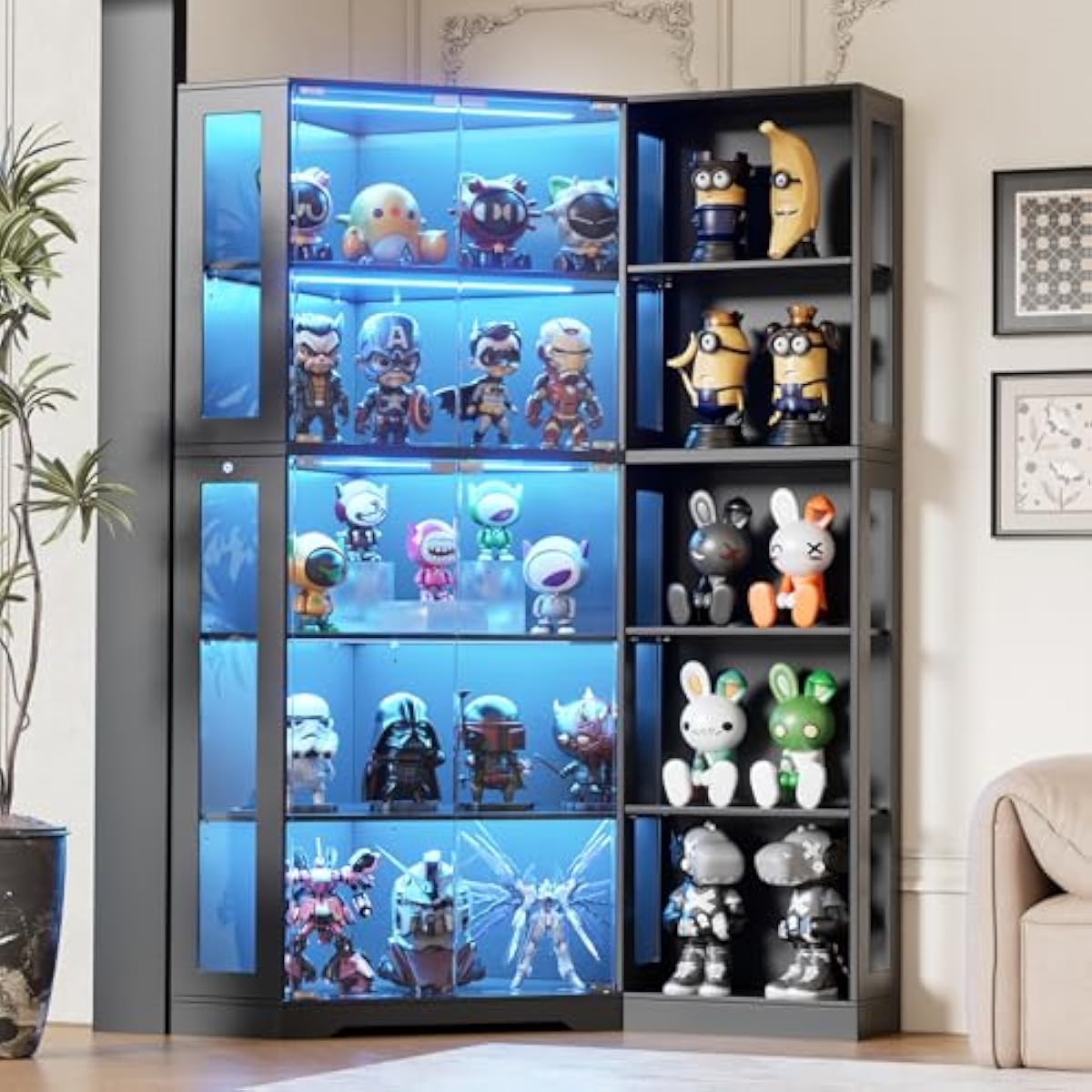 Vitrine d'exposition avec port - Lighting avis et prix