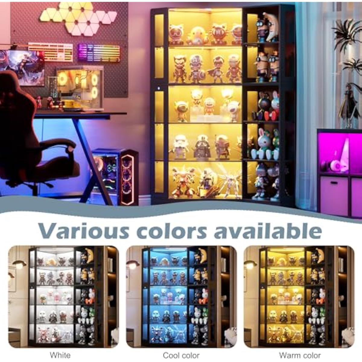 Vitrine d'exposition avec port - Lighting avis et prix