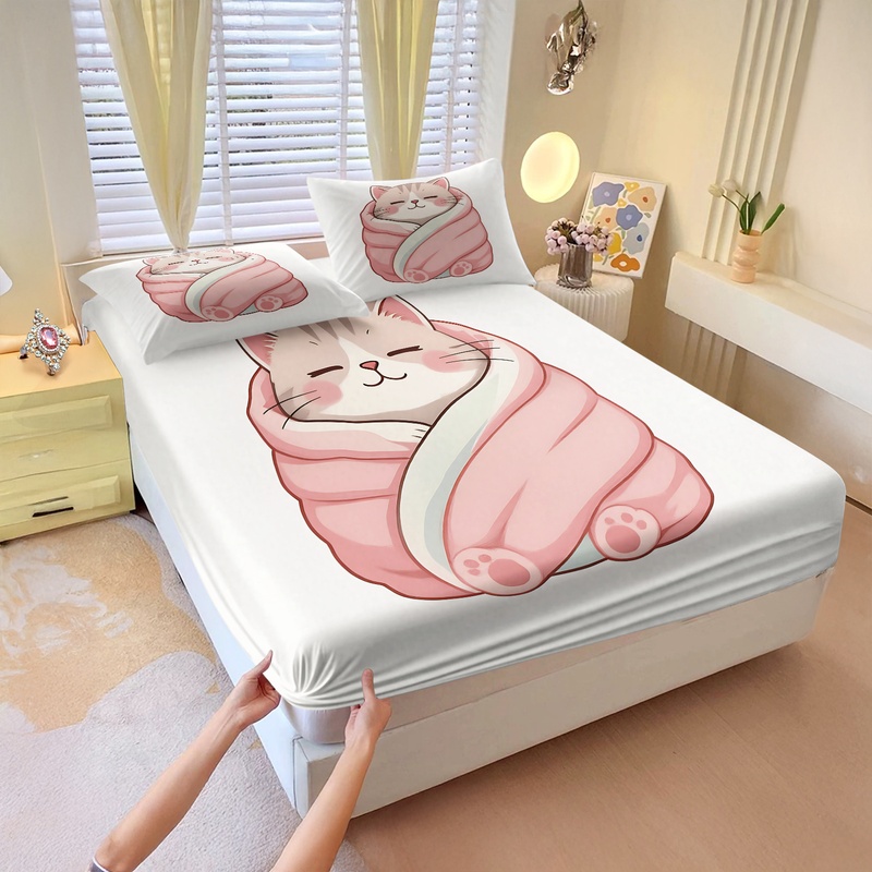 Parure de draps ajustés motif  - Fitted Bed Sheets Deep Pocket avis et prix