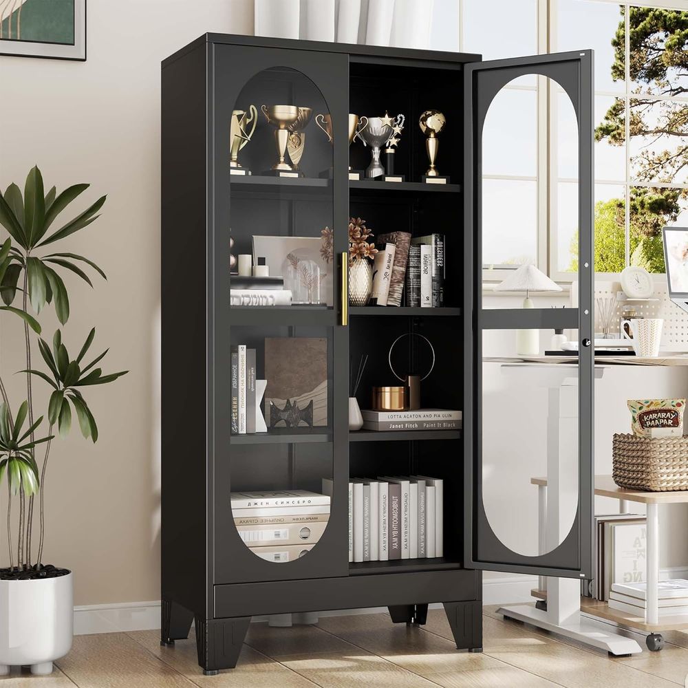 Vitrine en verre de 61 pouces  - Storage & Organization avis et prix